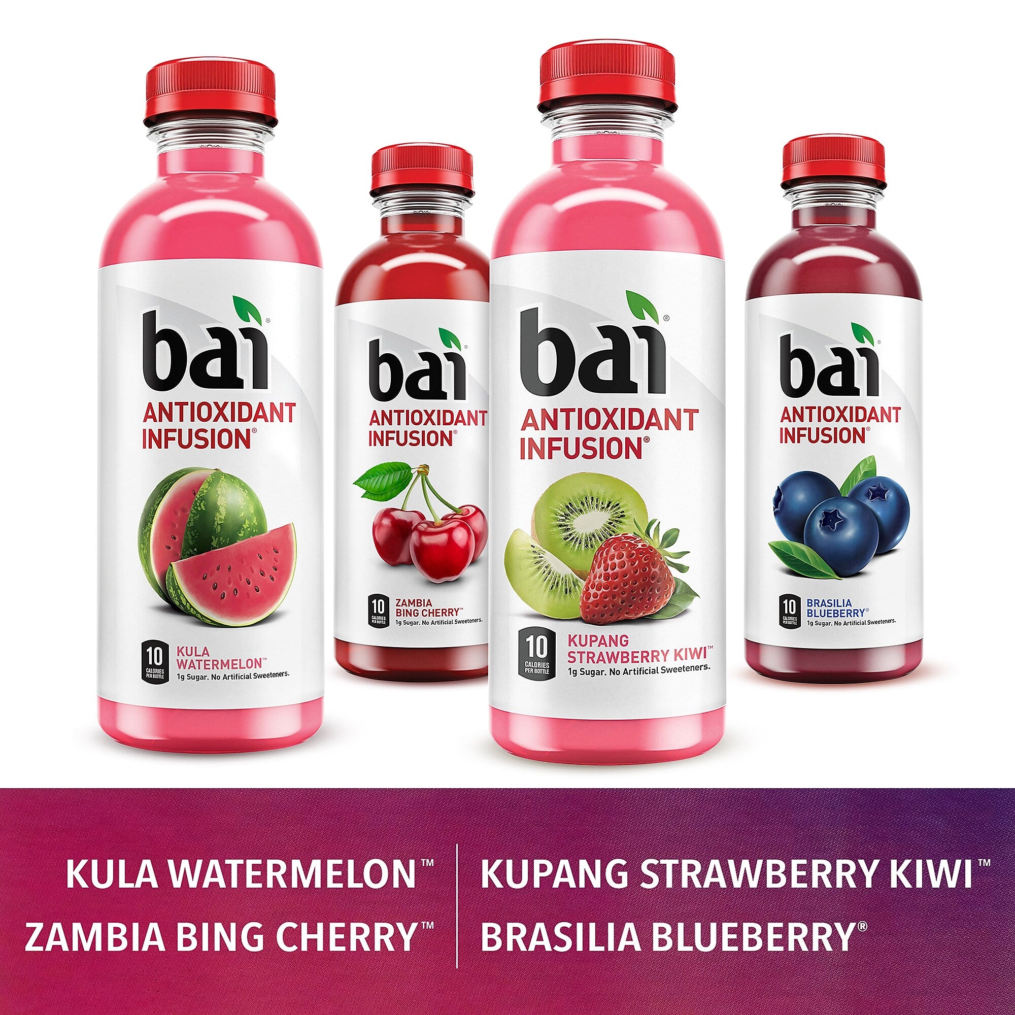 Bai Water Sunset Variety Pack, 18 oz., 15/Pack