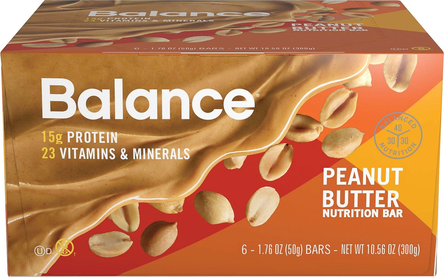 BALANCE BAR PEANUT BUTTER 6/BX