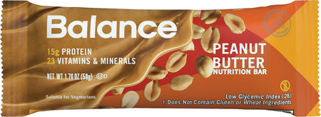 BALANCE BAR PEANUT BUTTER 6/BX