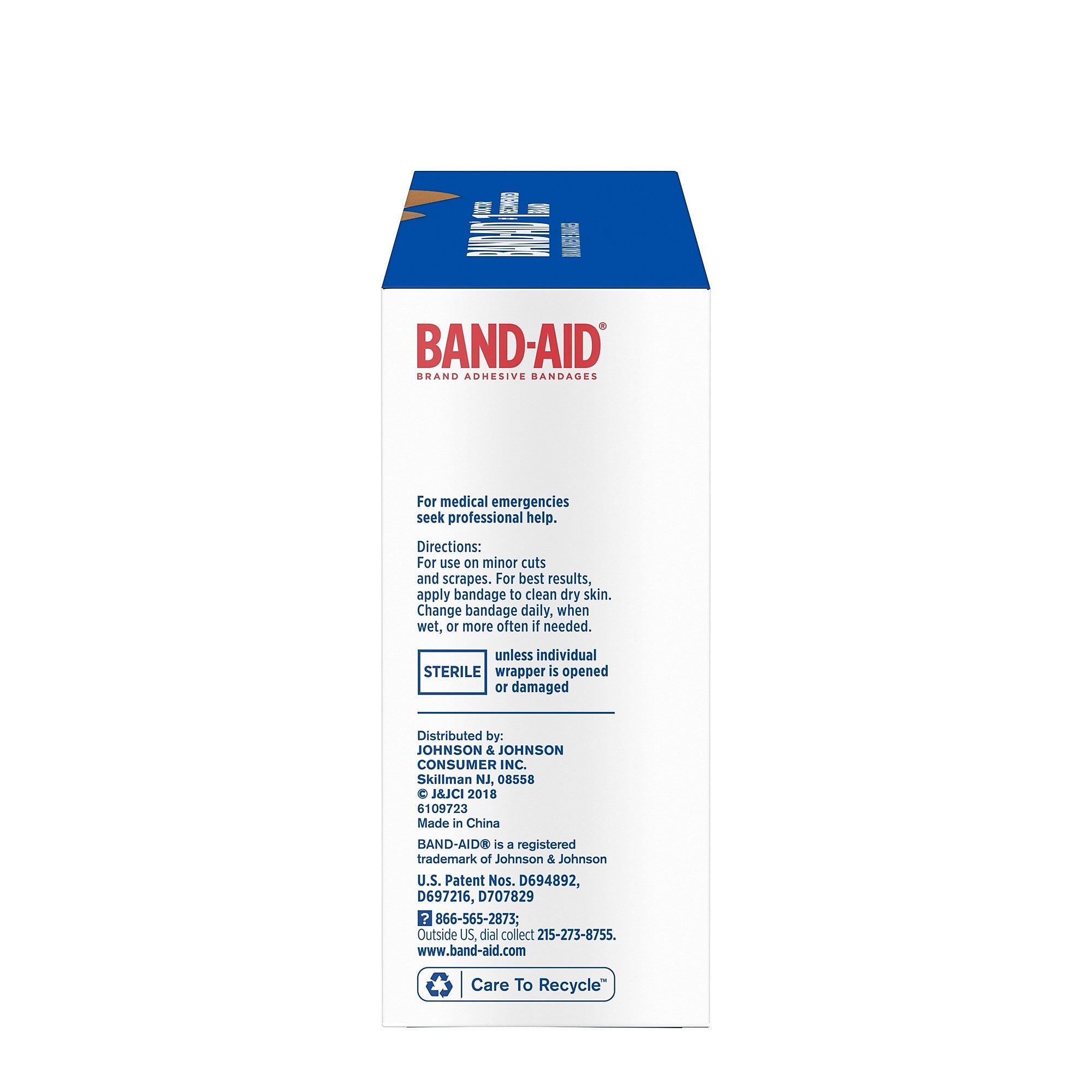 Band-Aid Brand Flexible Fabric Adhesive Bandages, Assorted Sizes, 100 Count