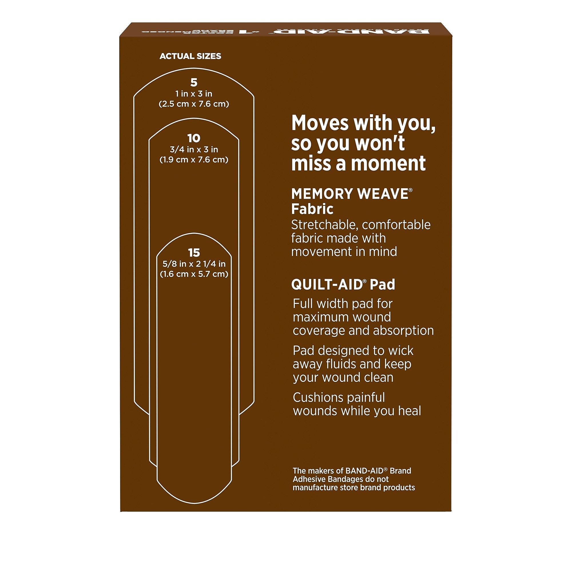 Band-Aid Brand OurTone Adhesive Bandages, BR65, 30/Count