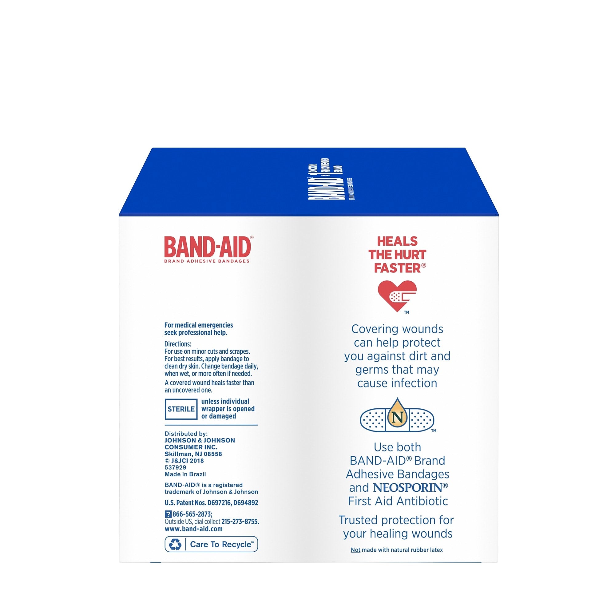 Band-Aid Family Variety Sheer Fabric Adhesive Bandages, 1.75