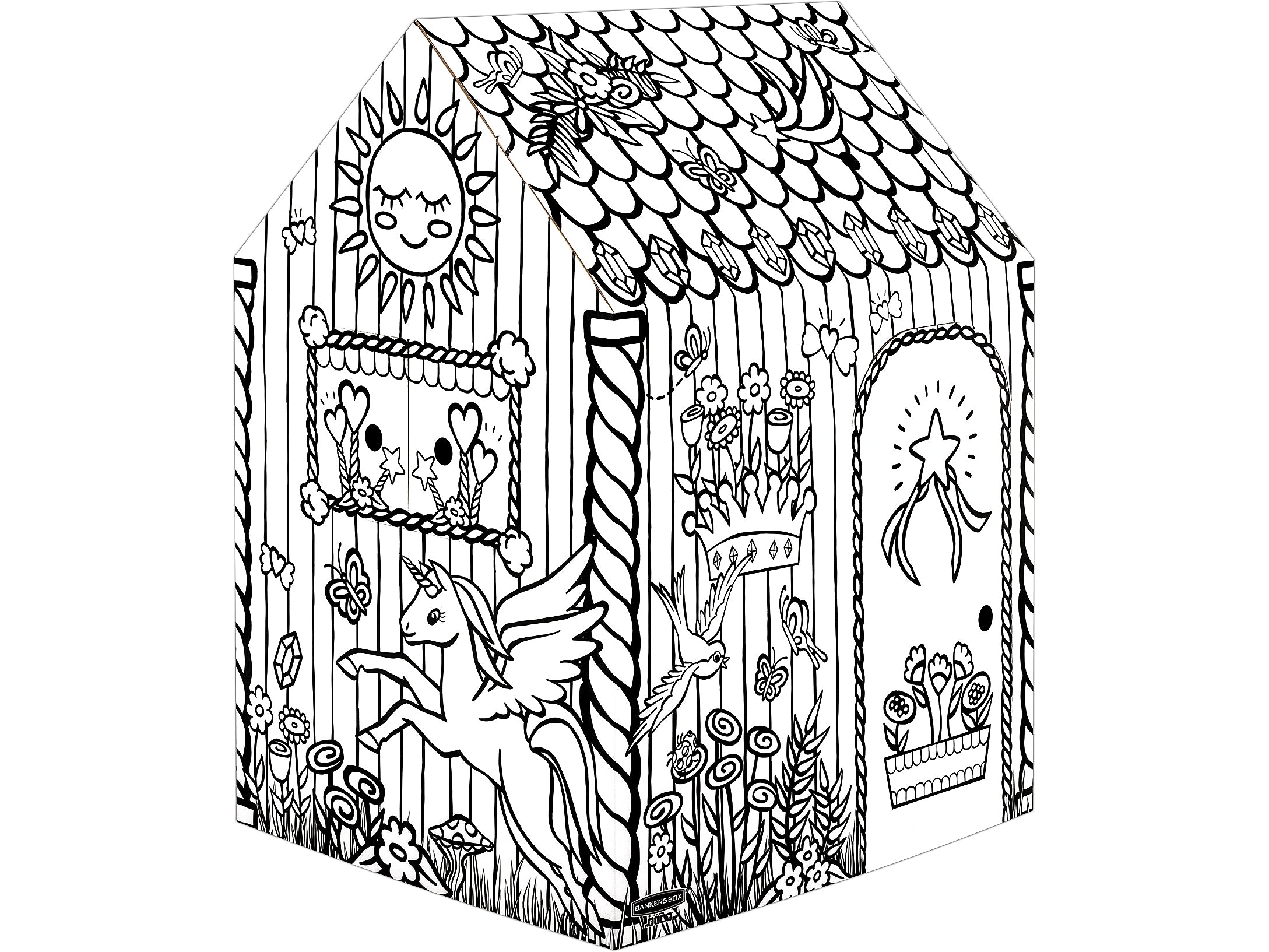 Bankers Box At Play Unicorn Playhouse, White