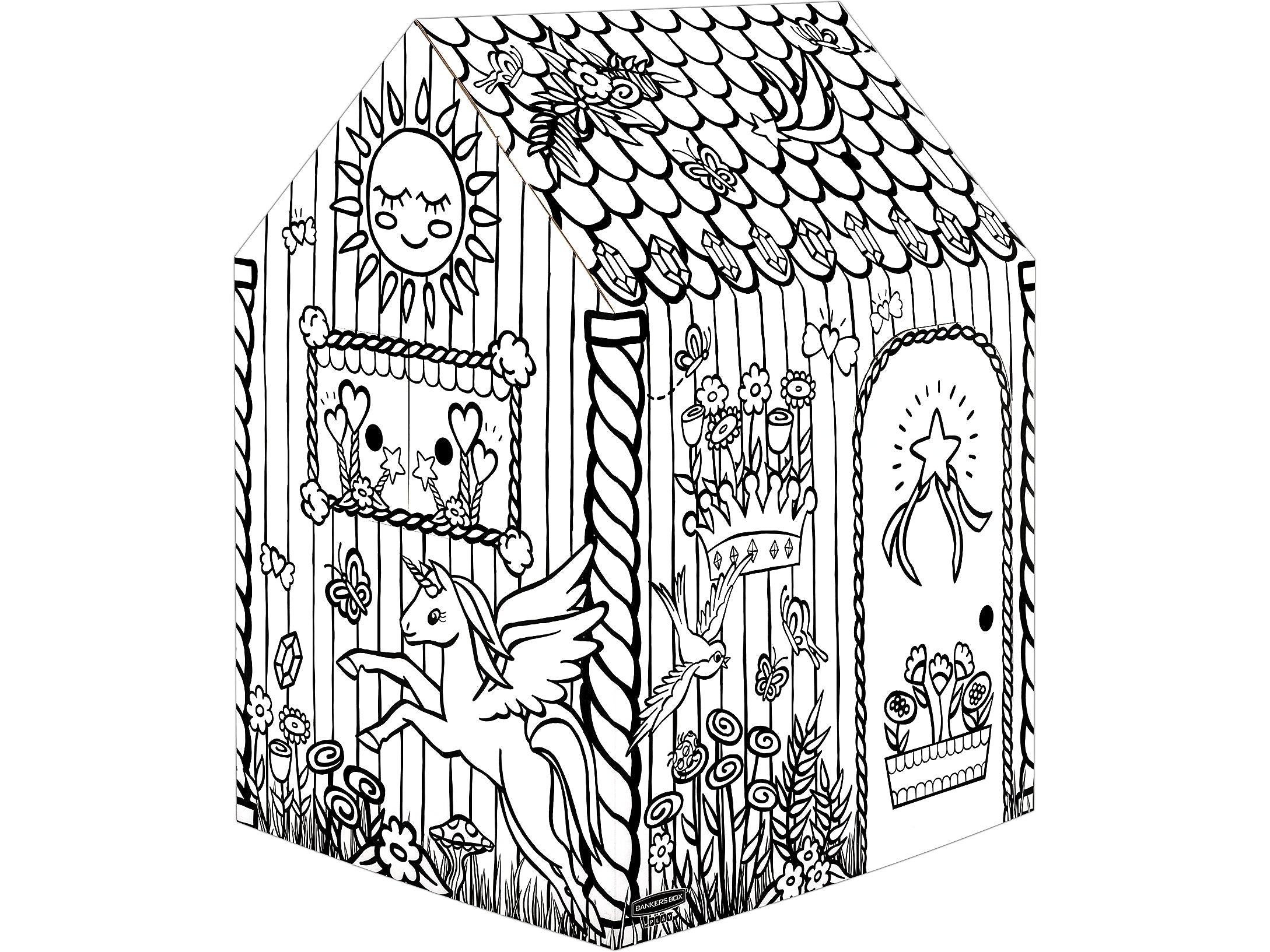 Bankers Box At Play Unicorn Playhouse, White