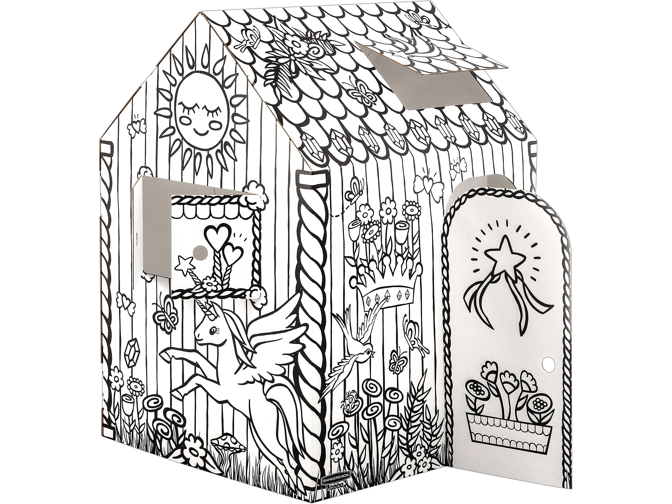 Bankers Box At Play Unicorn Playhouse, White