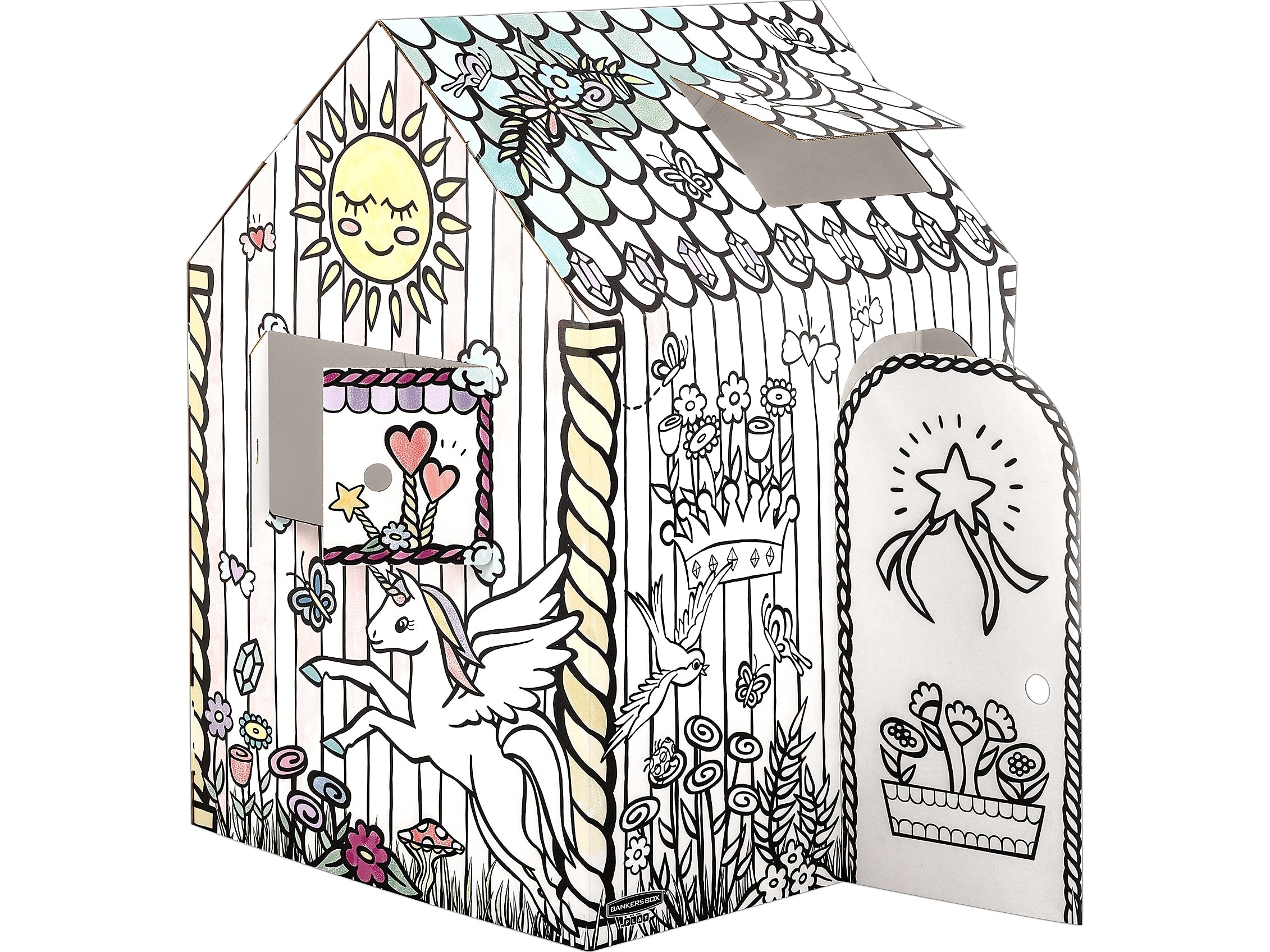 Bankers Box At Play Unicorn Playhouse, White