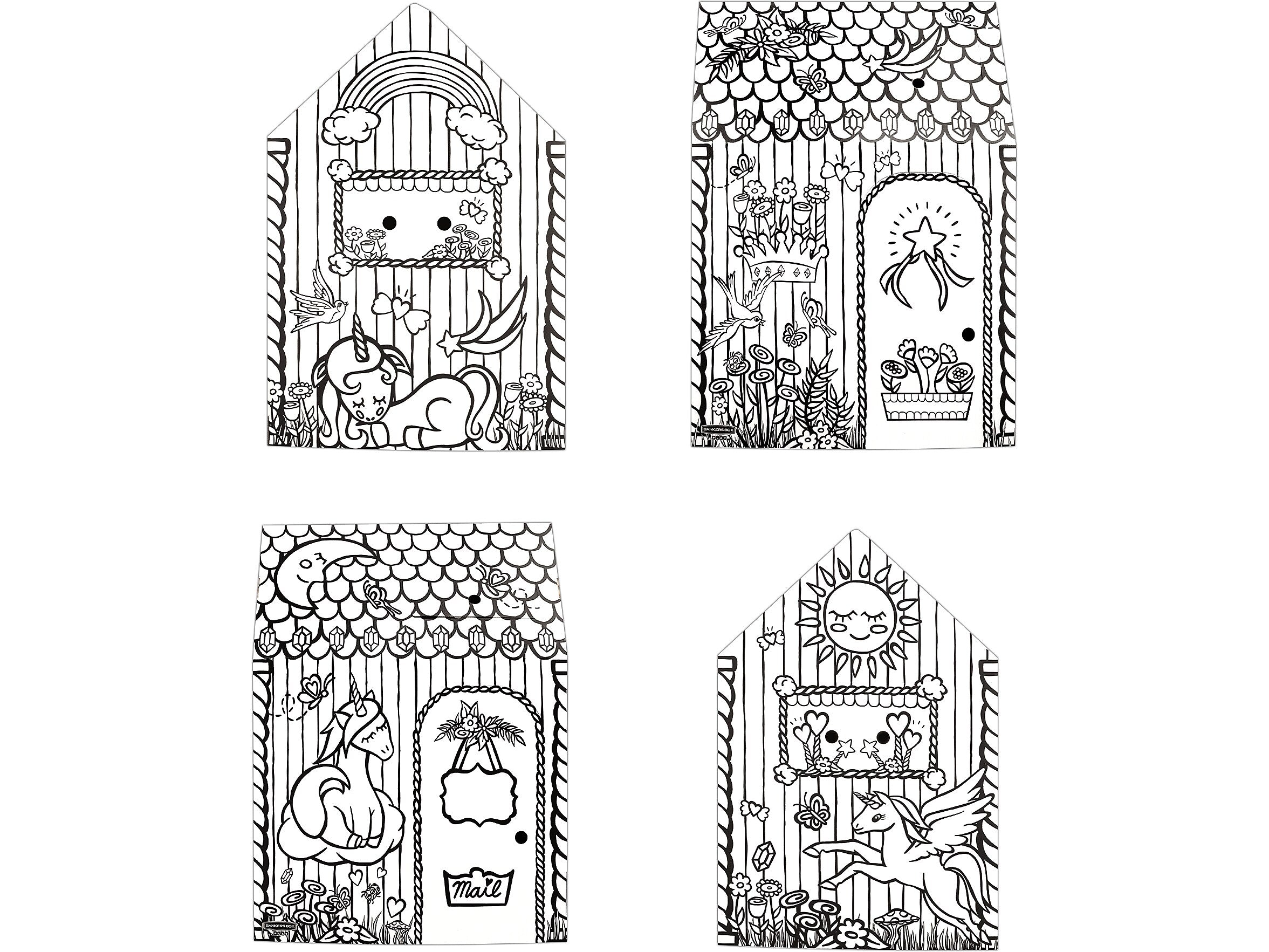 Bankers Box At Play Unicorn Playhouse, White