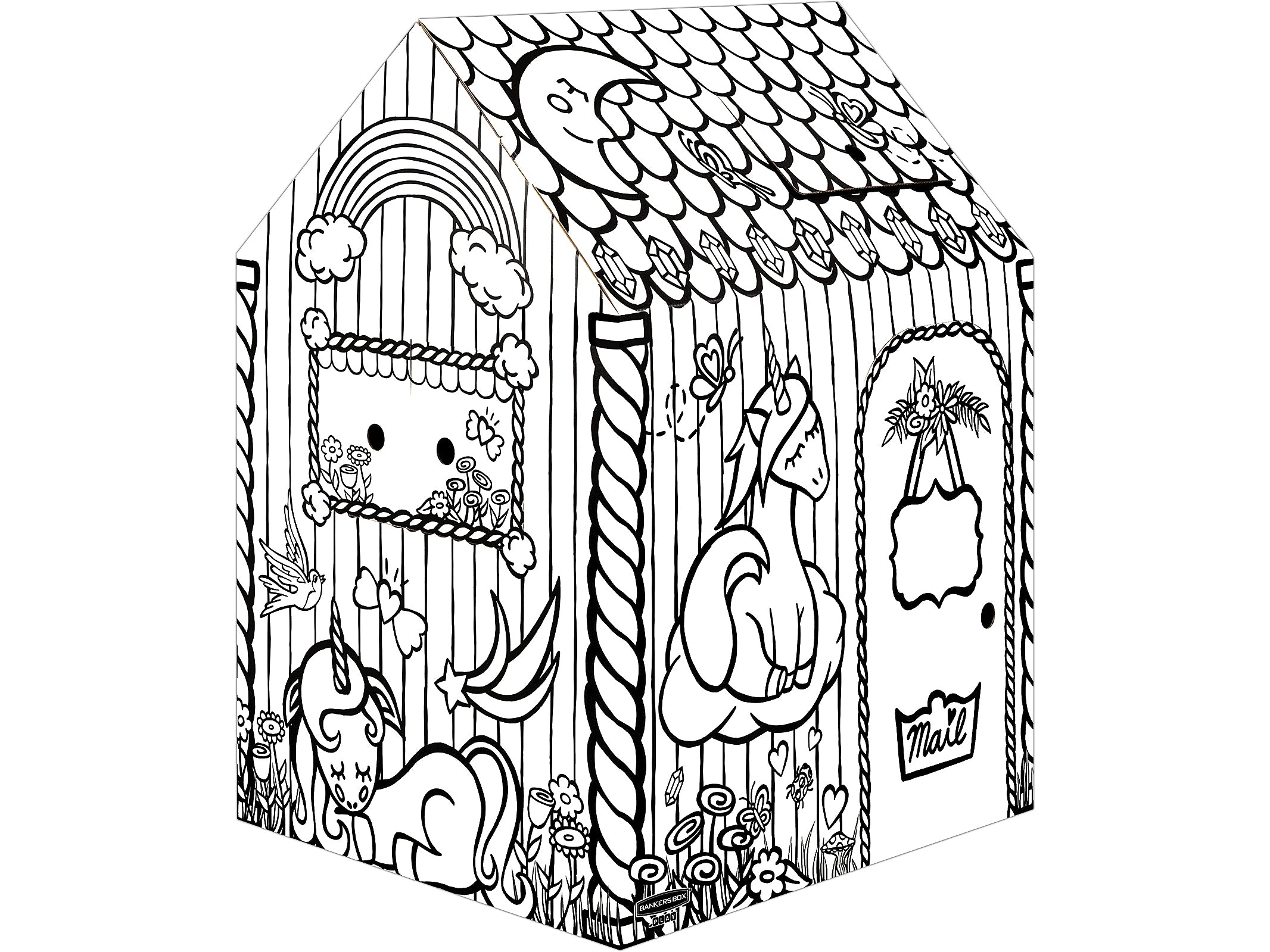 Bankers Box At Play Unicorn Playhouse, White