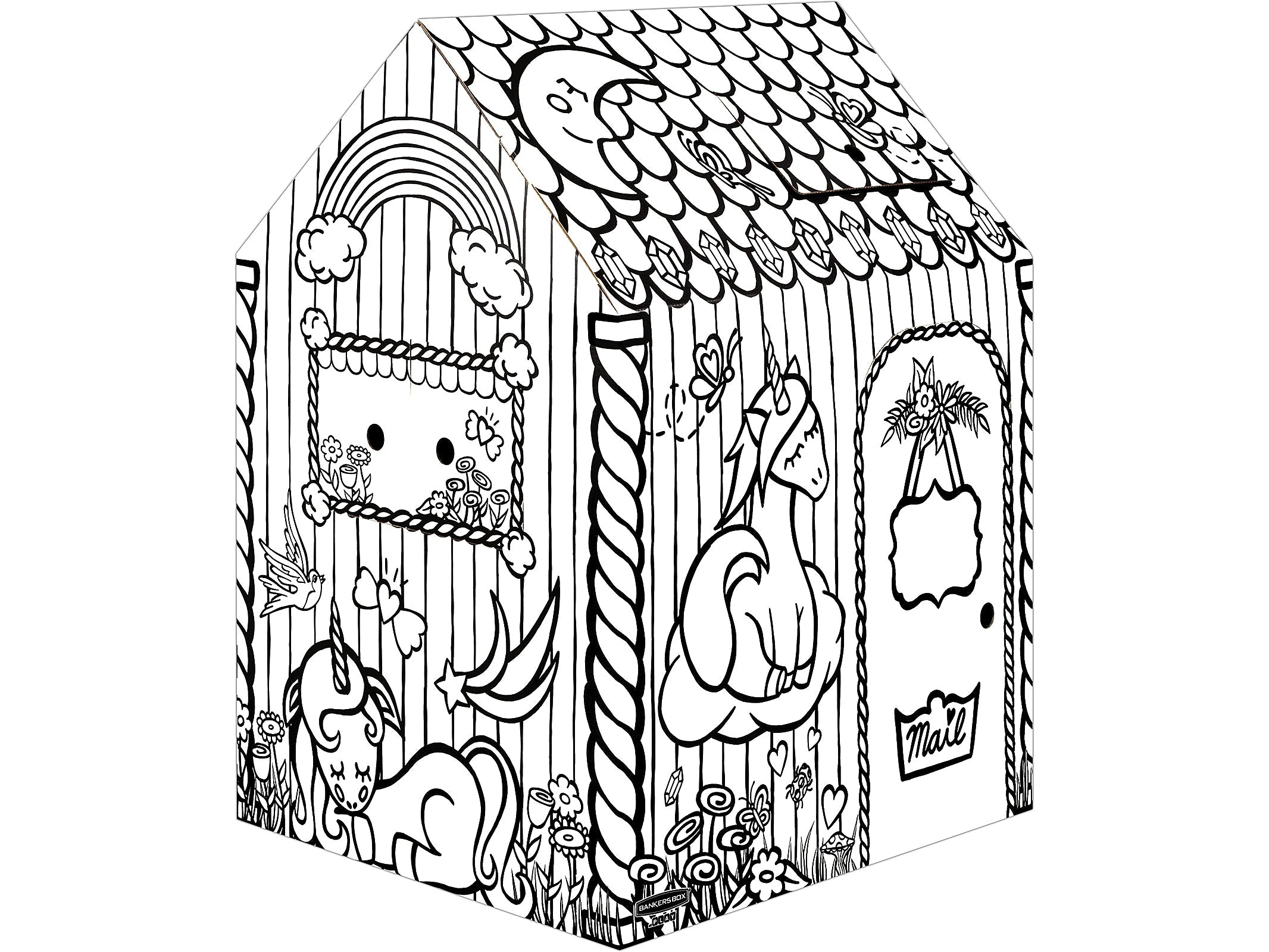 Bankers Box At Play Unicorn Playhouse, White