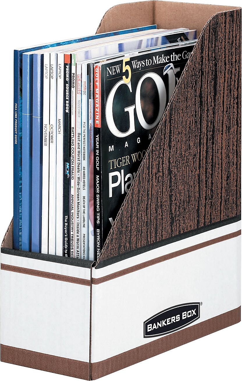 BANKERS BOX Magazine File, Letter, 12 1/4