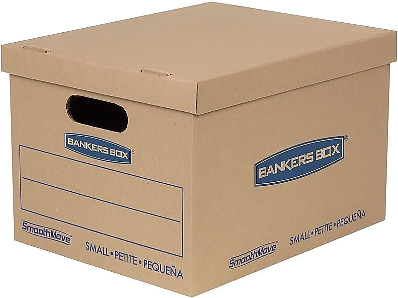 Bankers Box® SmoothMove 15" x 10" x 12" Moving Box, Kraft, 10/Carton