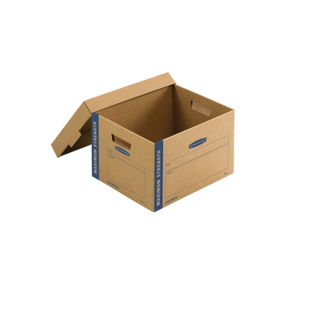 Bankers Box® SmoothMove 16.5" x 10.375" x 12.75" Moving Box, Kraft, 8/Carton