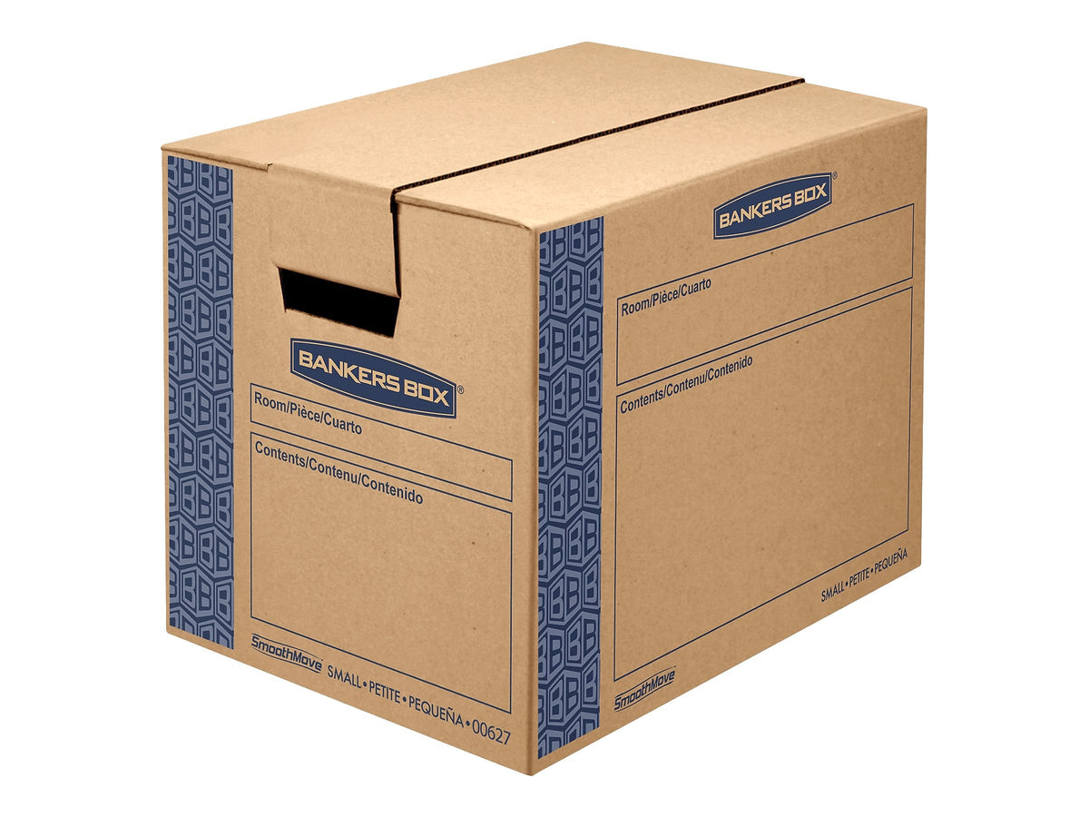 Bankers Box® SmoothMove 17.25" x 12.63" x 12.38" Moving Box, Kraft, 10/Bundle