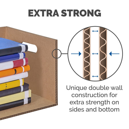 Bankers Box® SmoothMove 19" x 14.5" x 15.5" Moving Box, Kraft, 8/Carton