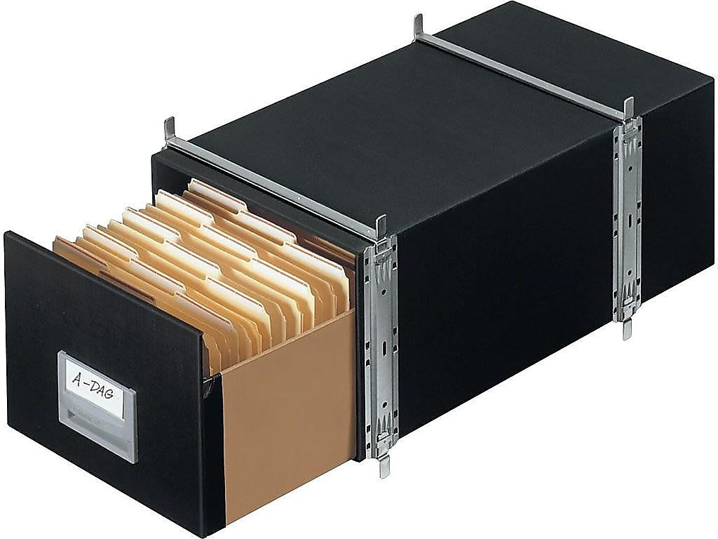Bankers Box Staxonsteel Storage Drawer, Letter Size, Black