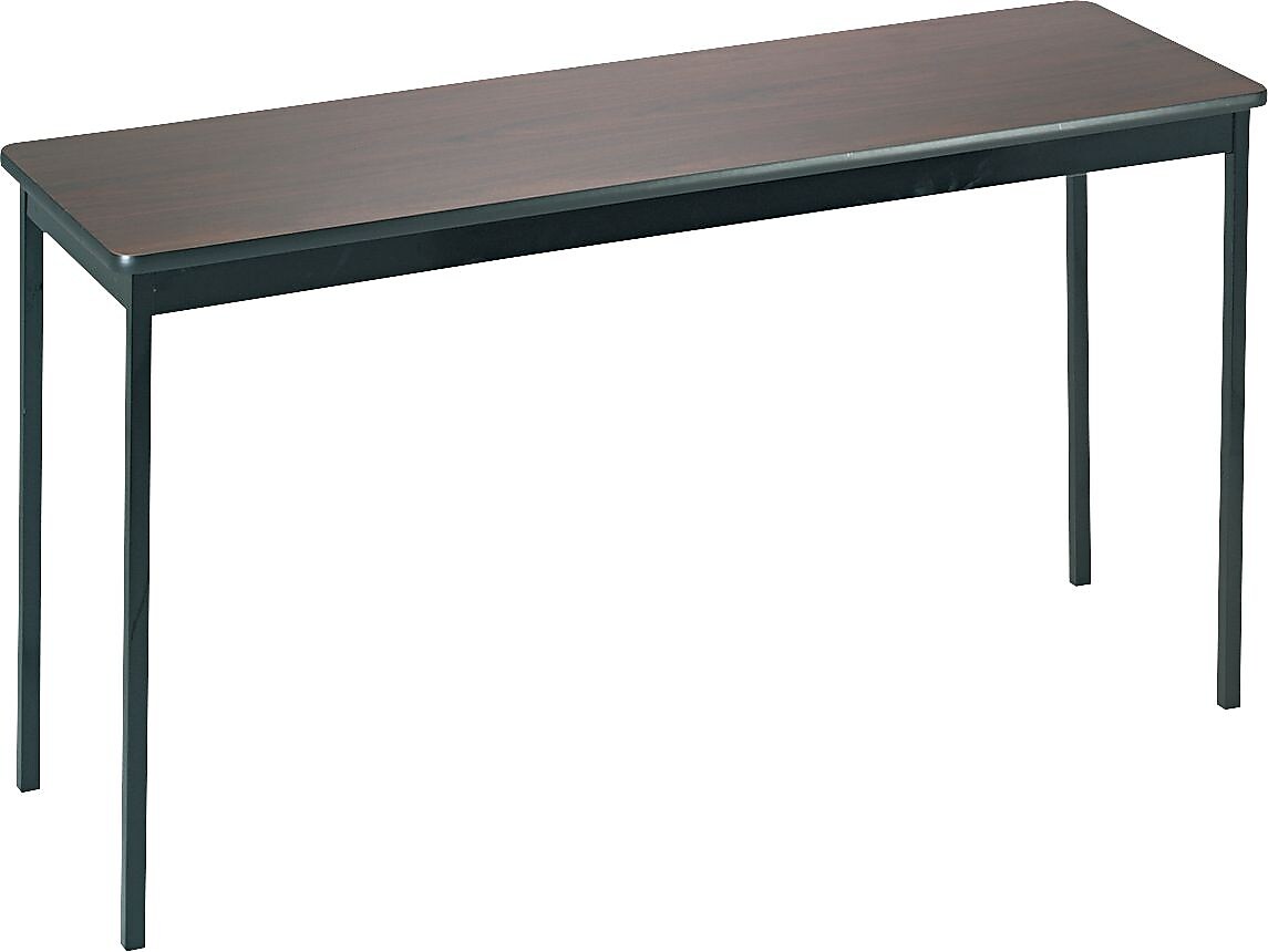 Barricks Woodgrain Laminate Utility Table, 30
