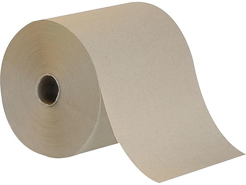 BASELINE™ Hardwound Paper Towels, 1-ply, 800 ft./Roll, 6 Rolls/Carton