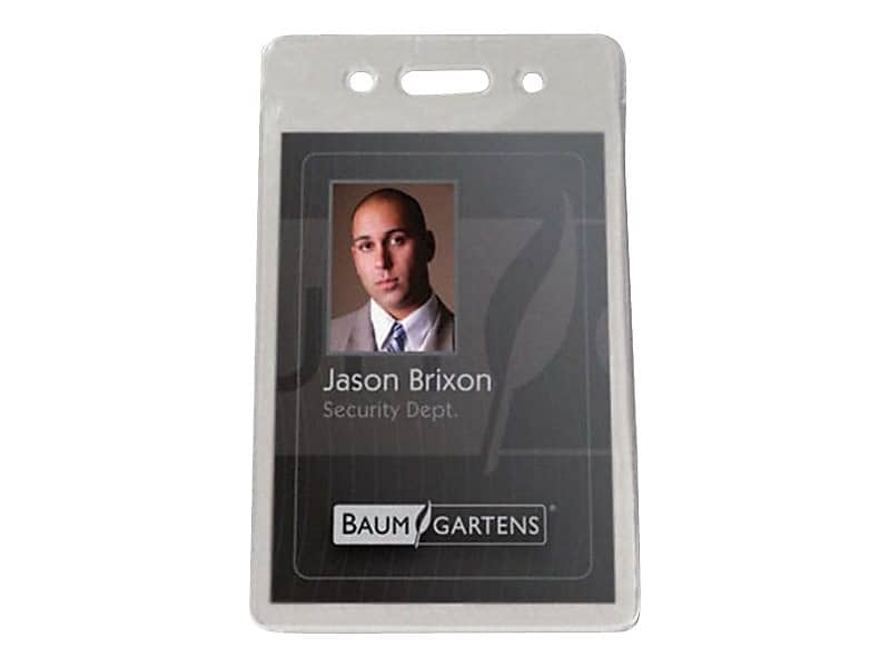 Baumgarten's SICURIX ID Badge Holders, 50/Pack