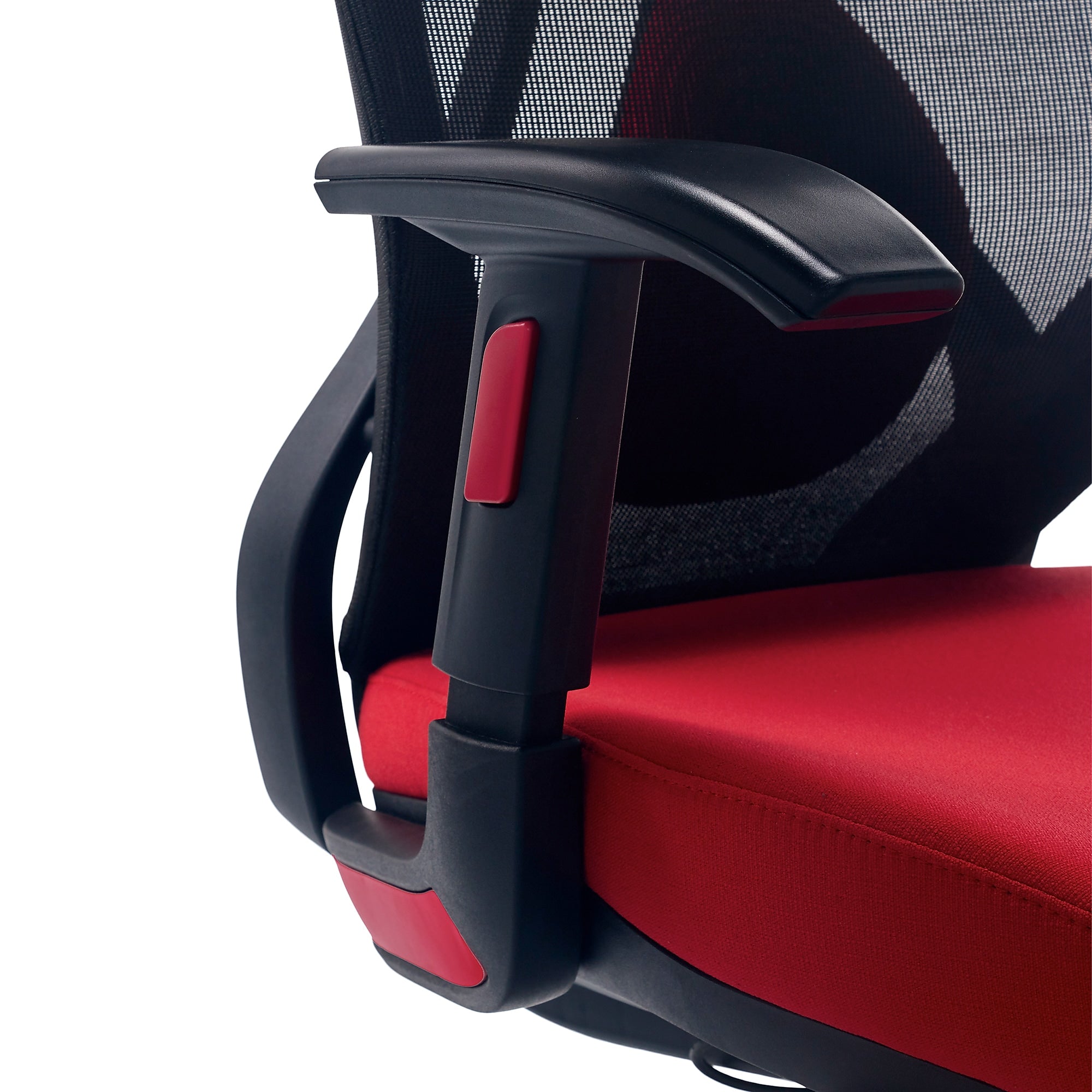 Beautyrest Duo-EX Ergonomic Mesh Swivel Computer Chair, Red