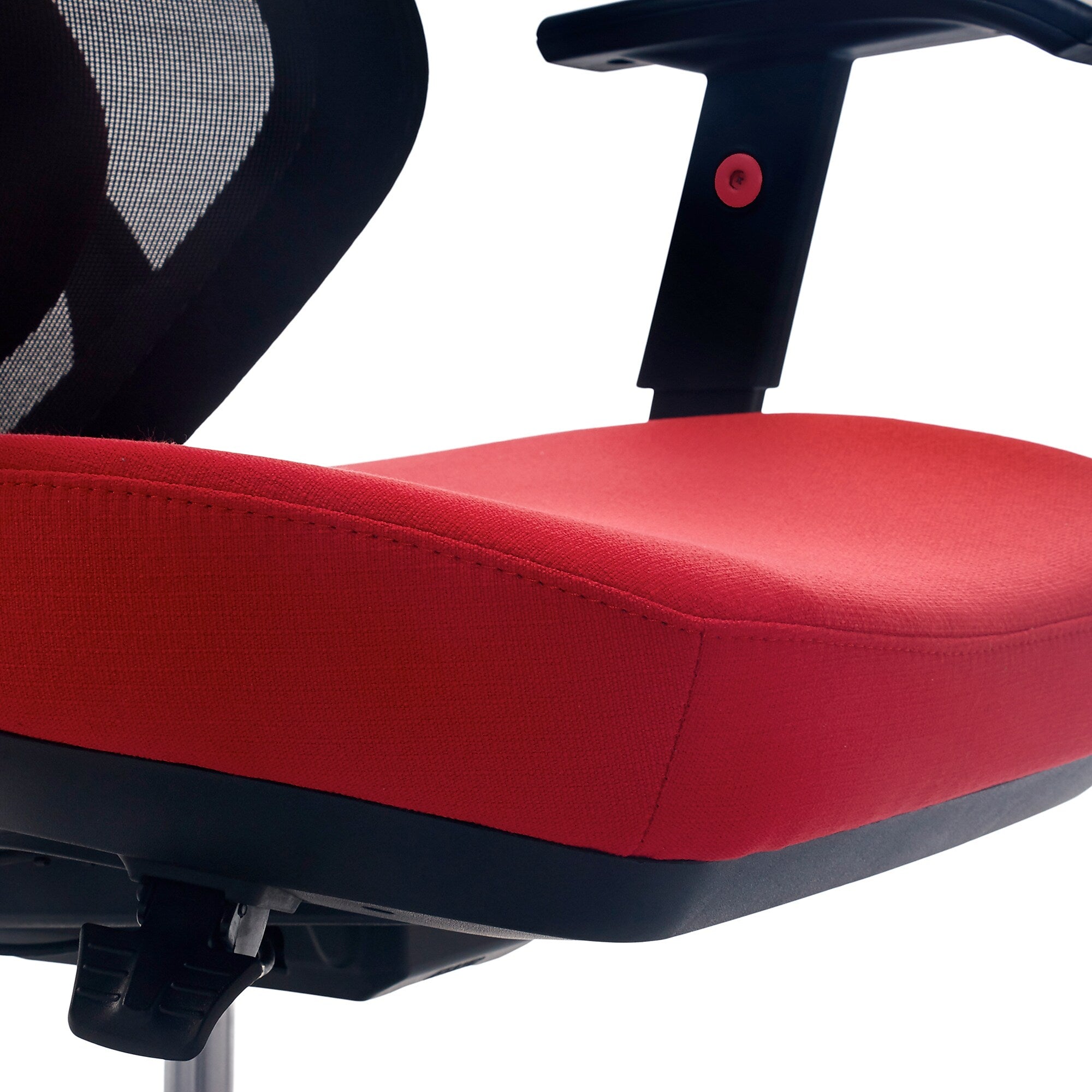 Beautyrest Duo-EX Ergonomic Mesh Swivel Computer Chair, Red