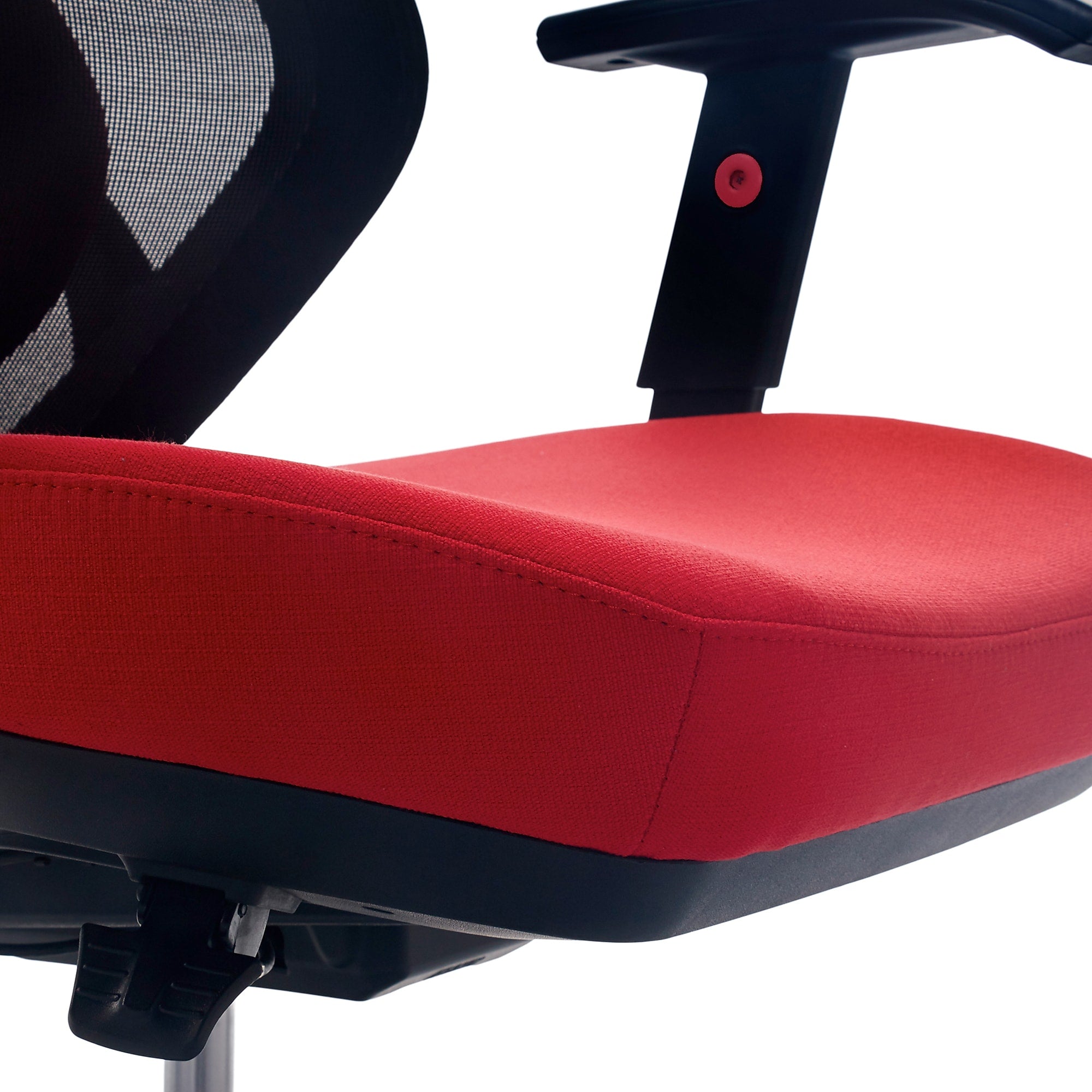 Beautyrest Duo-EX Ergonomic Mesh Swivel Computer Chair, Red