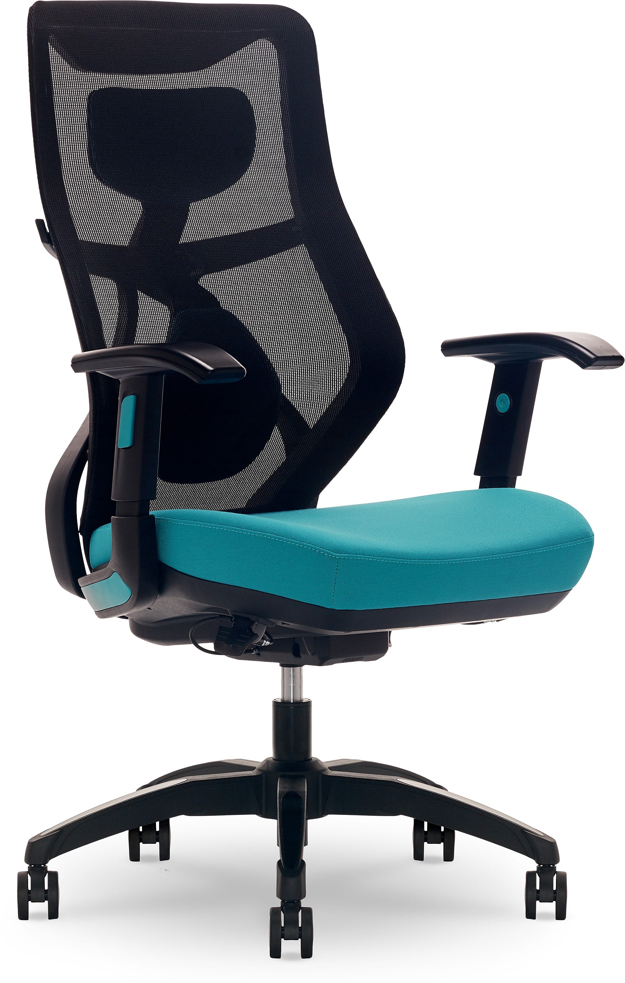 Beautyrest Duo-EX Ergonomic Mesh Swivel Computer Chair, Teal