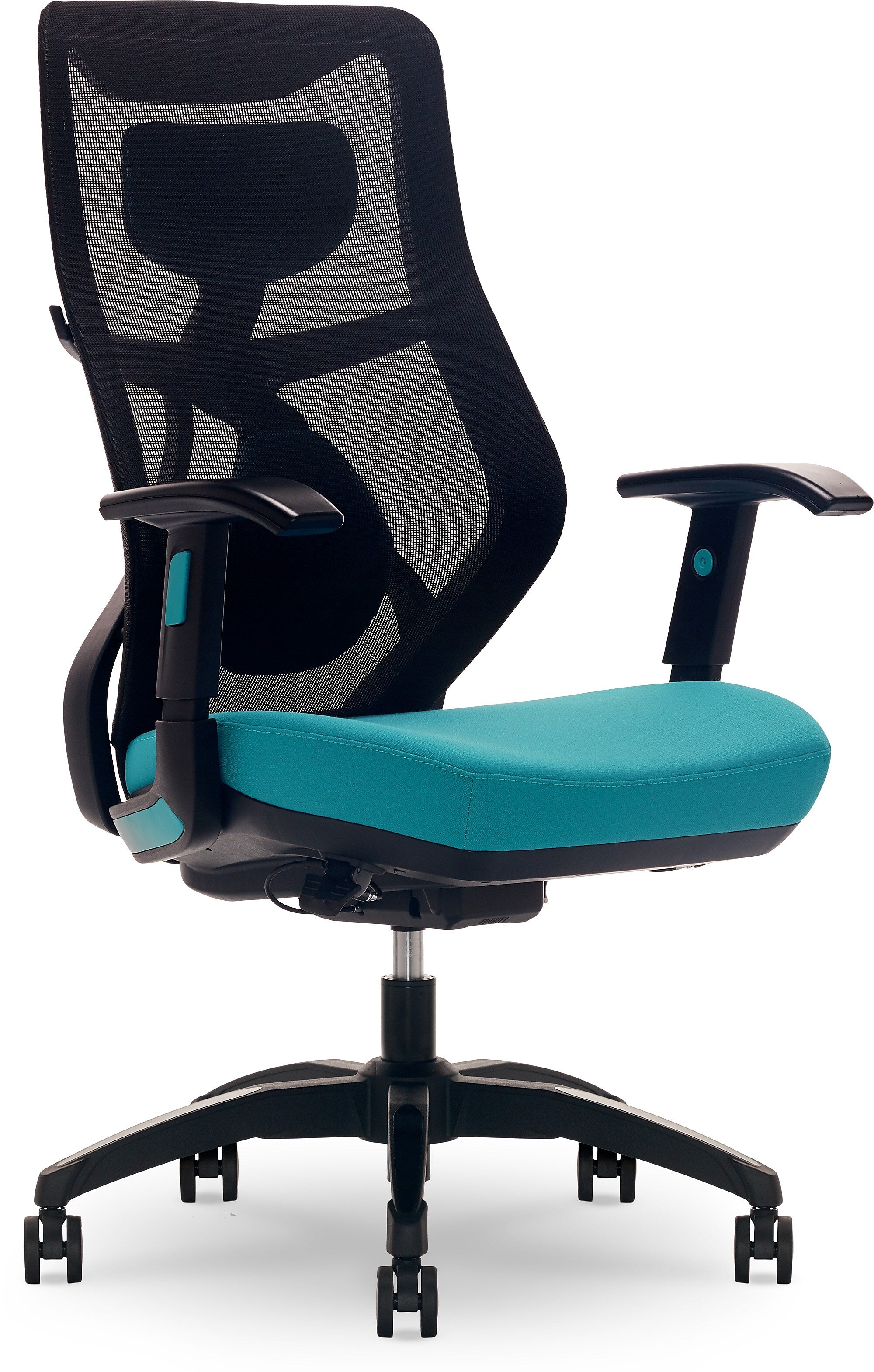 Beautyrest Duo-EX Ergonomic Mesh Swivel Computer Chair, Teal