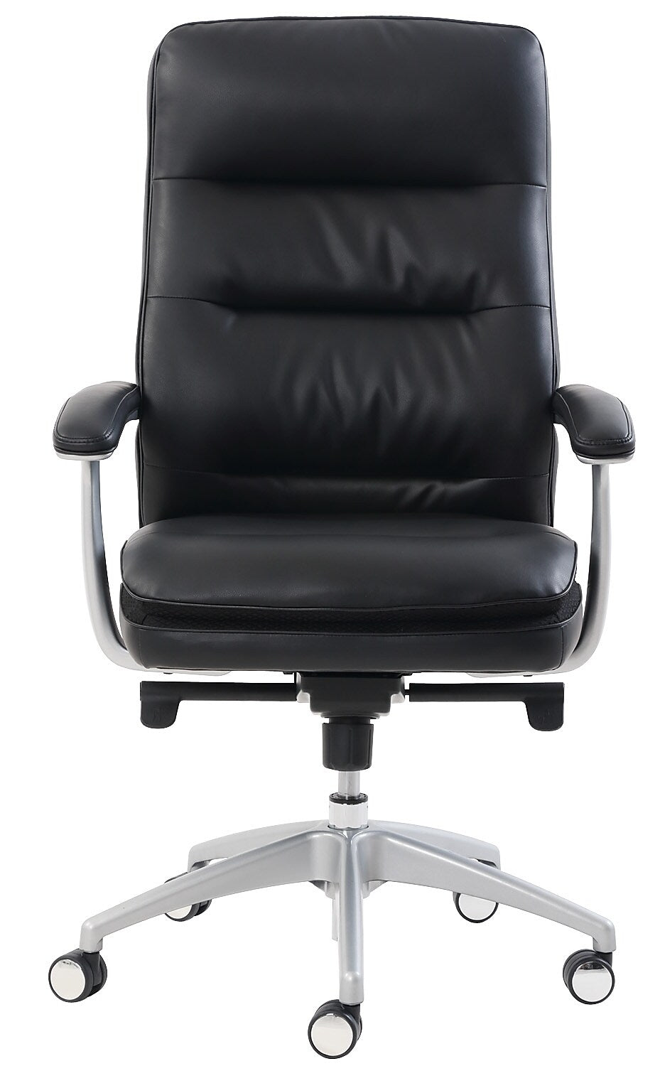Beautyrest Platinum Sofil Bonded Leather Executive Chair, Black