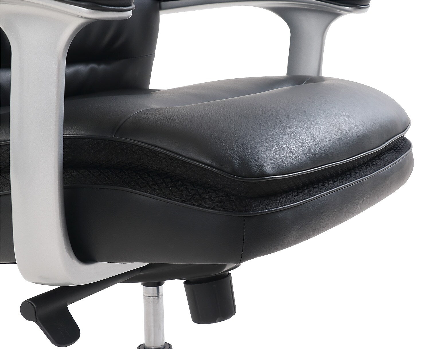 Beautyrest Platinum Sofil Bonded Leather Executive Chair, Black