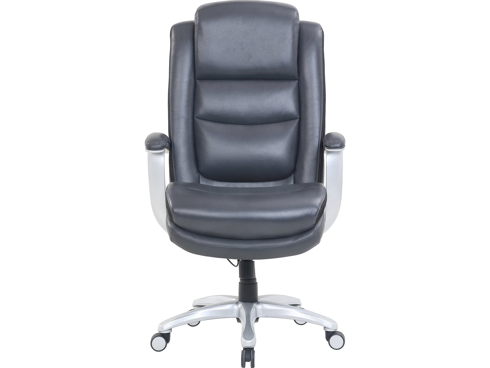 Beautyrest Revo Ergonomic Faux Leather Executive Big & Tall Chair, 400 lb. Capacity, Gray