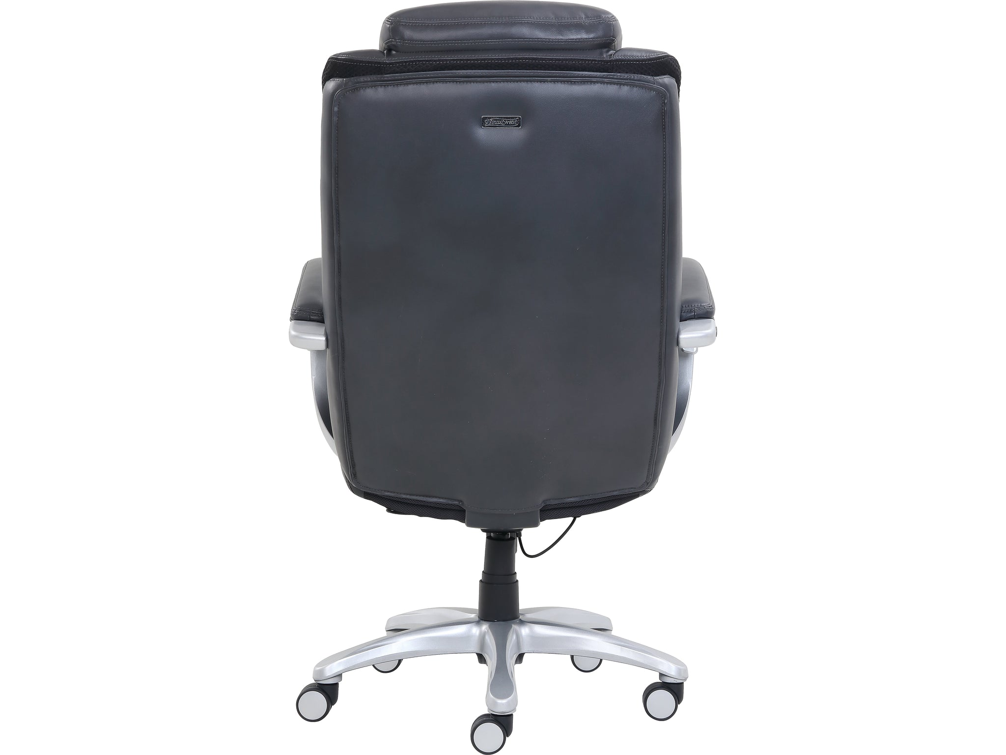 Beautyrest Revo Ergonomic Faux Leather Executive Big & Tall Chair, 400 lb. Capacity, Gray