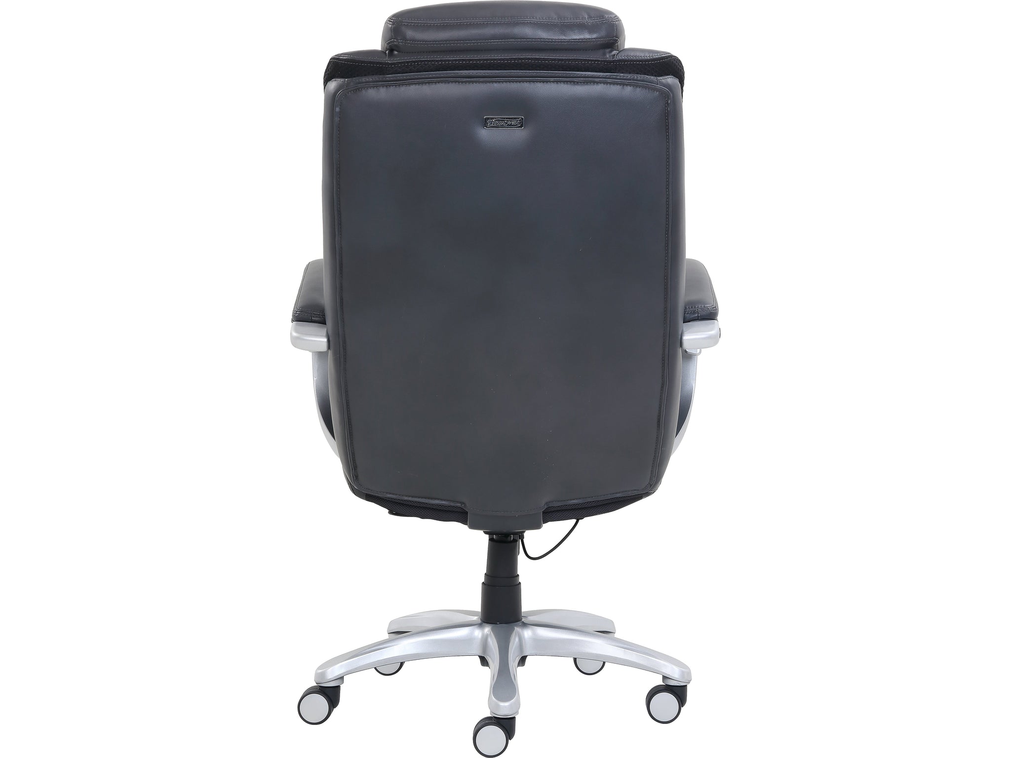 Beautyrest Revo Ergonomic Faux Leather Executive Big & Tall Chair, 400 lb. Capacity, Gray