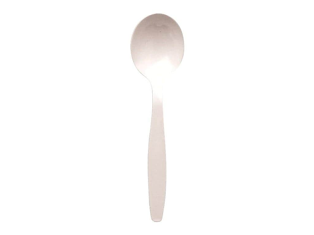Berkley Square Plastic Soup Spoon, Medium-Weight, White, 1000/Carton