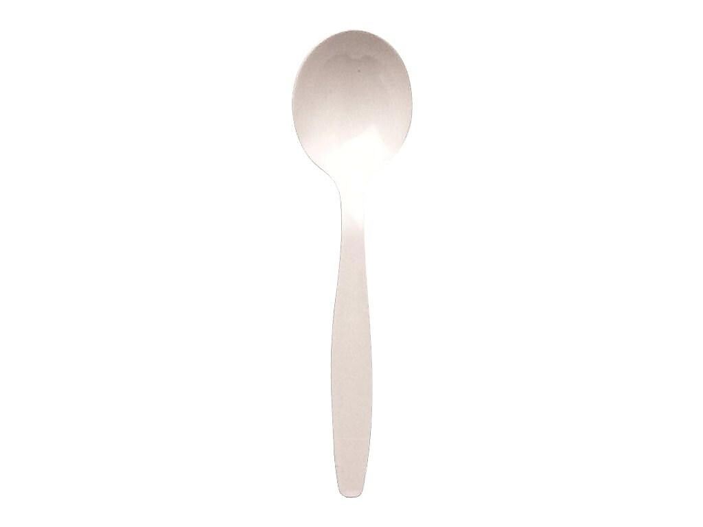 Berkley Square Plastic Soup Spoon, Medium-Weight, White, 1000/Carton