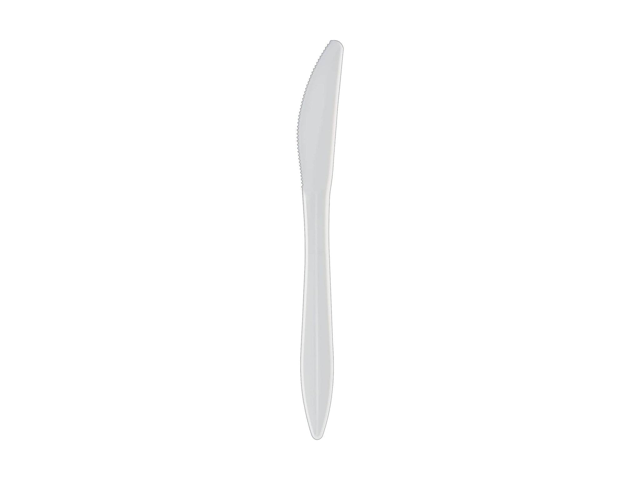 Berkley Square Polypropylene Knives, Medium-Weight, White, 1000/Carton