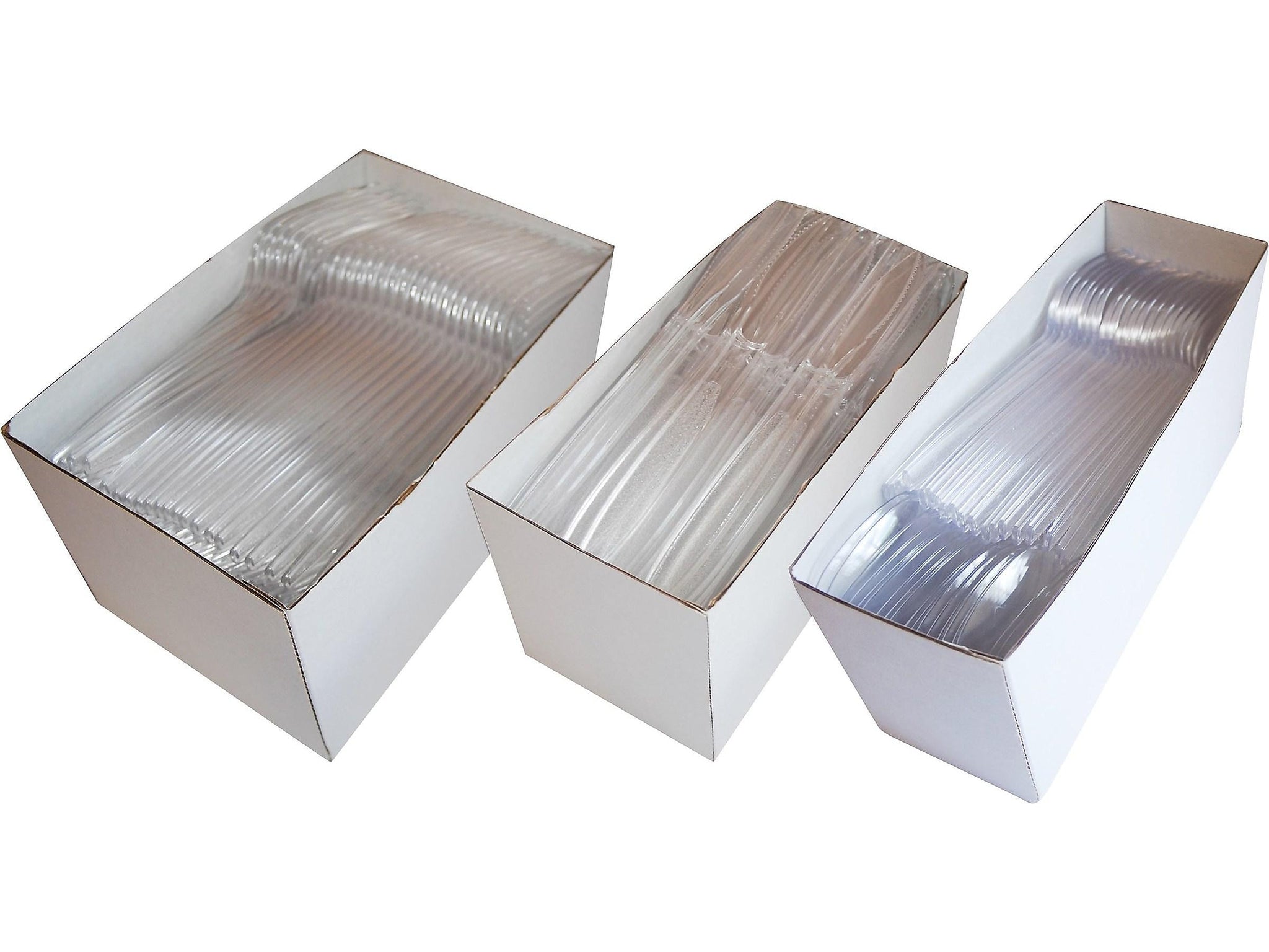 Berkley Square Polystyrene Serving Sets, Heavy-Weight, Clear, 360/Pack