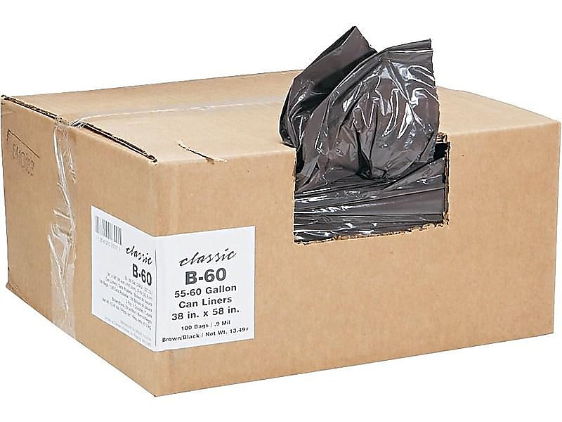 Berry Global Classic 60 Gallon Industrial Trash Bag, 38