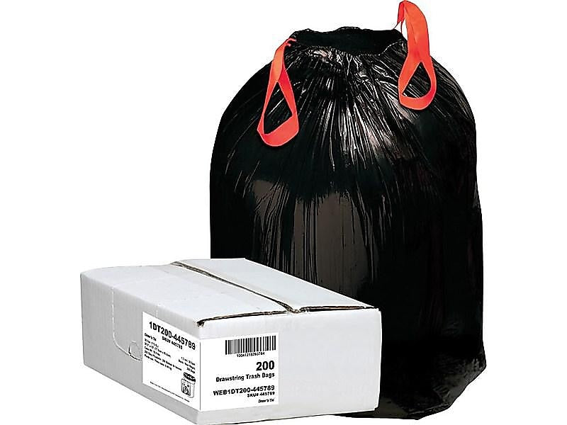 Berry Global Draw 'N Tie 30 Gallon Industrial Trash Bag, 30.5