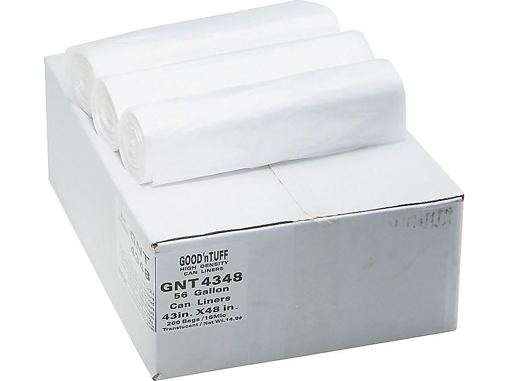 Berry Global Good'nTuff 56 Gallon Industrial Trash Bag, 43