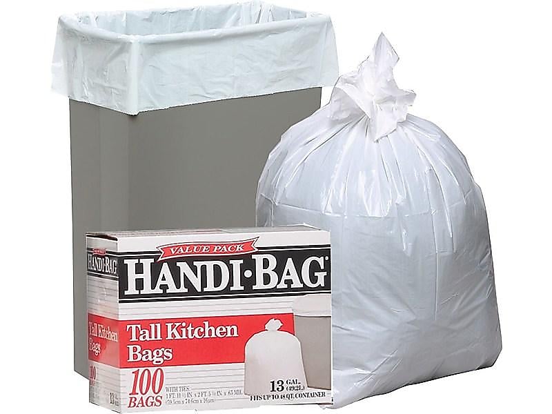 Berry Global Handi-Bag 13 Gallon Trash Bag, 23.75