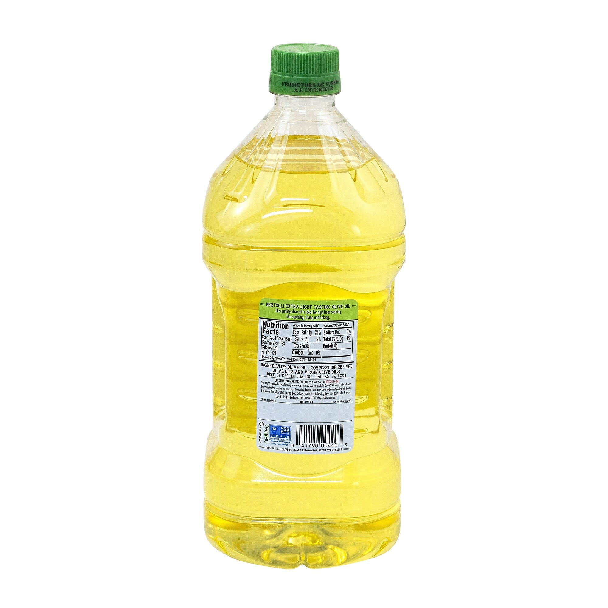 BERTOLLI Extra Light 2 Liter Tasting Olive Oil
