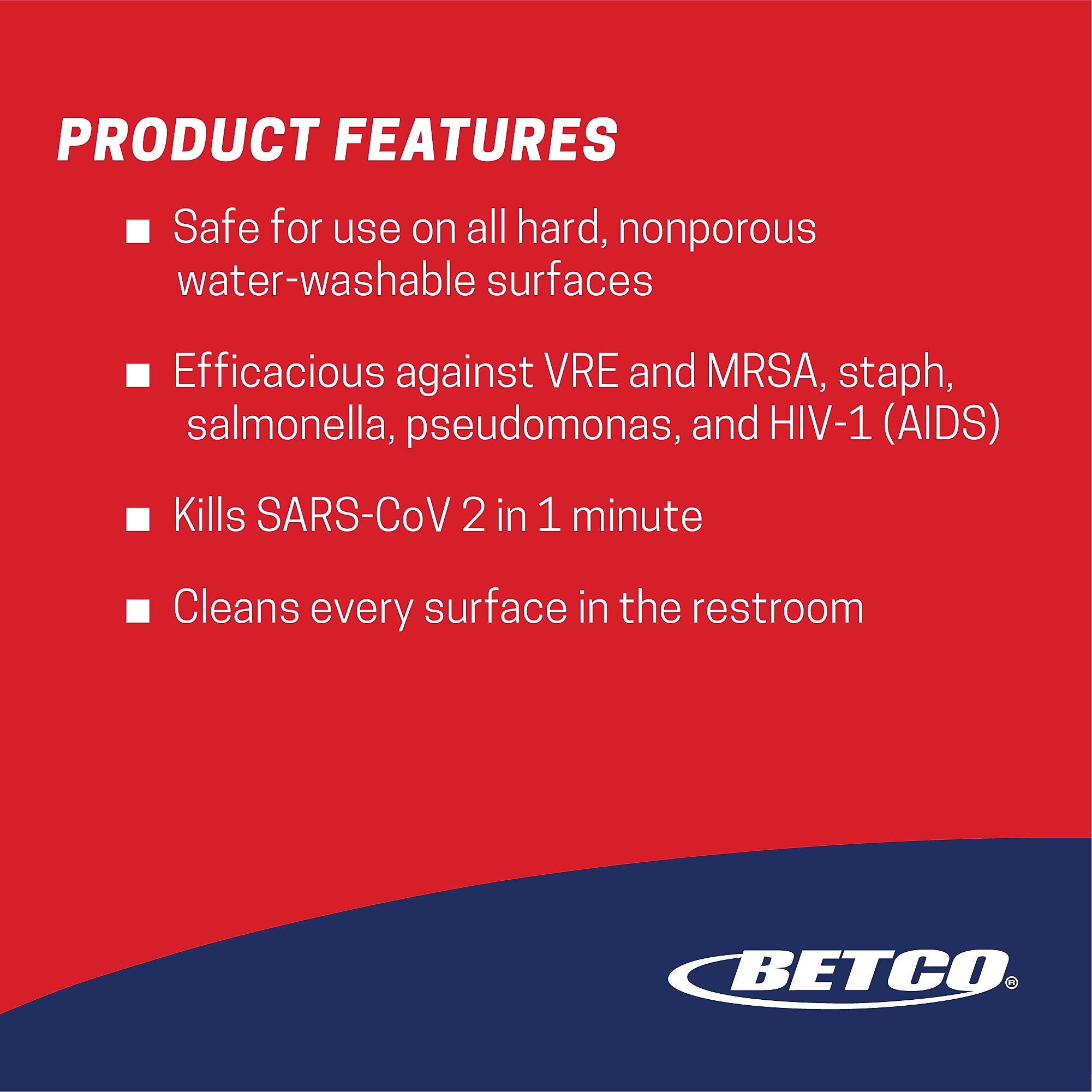 Betco AF79 Concentrate Disinfectant, Ocean Breeze Scent, 67.6 oz., 2/Carton