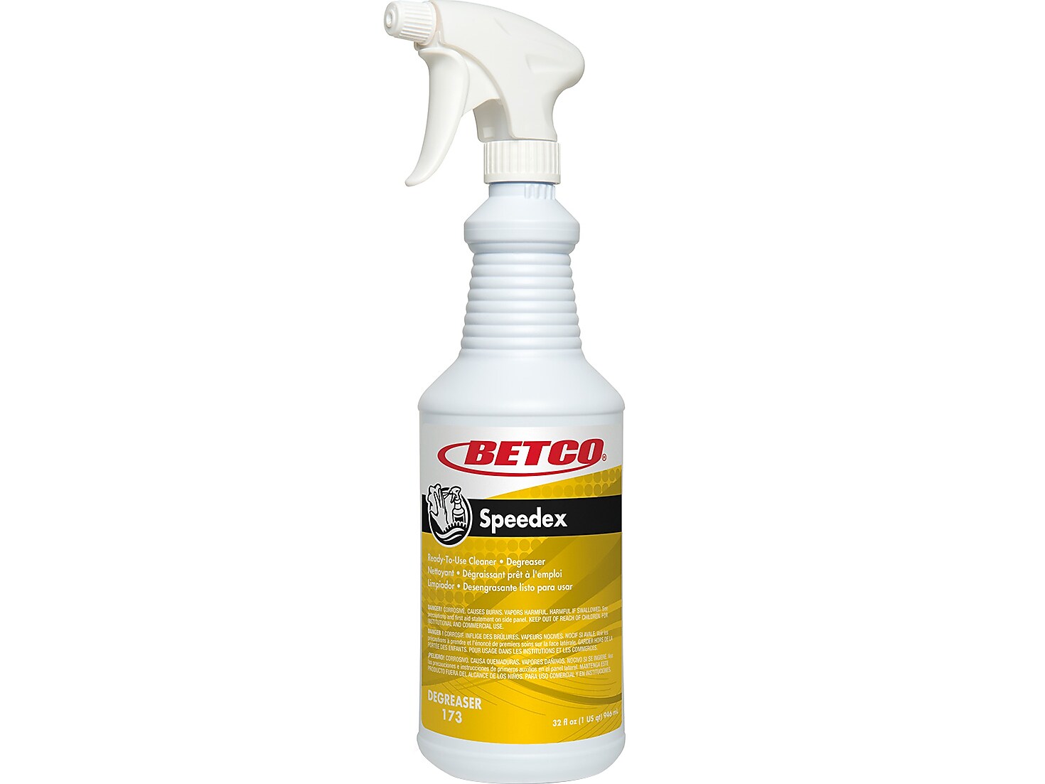 Betco Speedex Heavy-Duty Degreaser, Mint Scent, 32 Oz., 12 Bottles/Carton