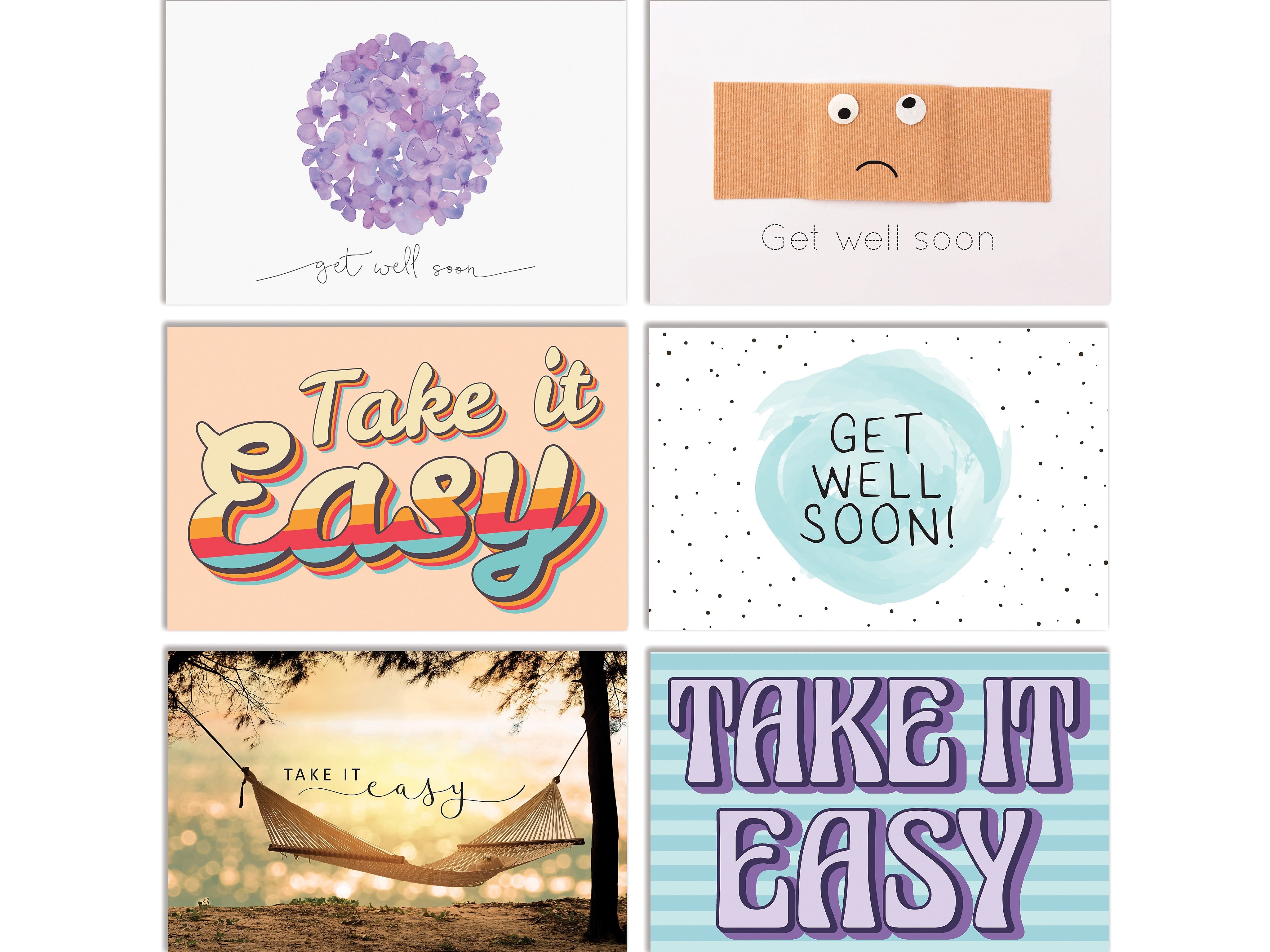 Better Office Get Well Cards with Envelopes, 4