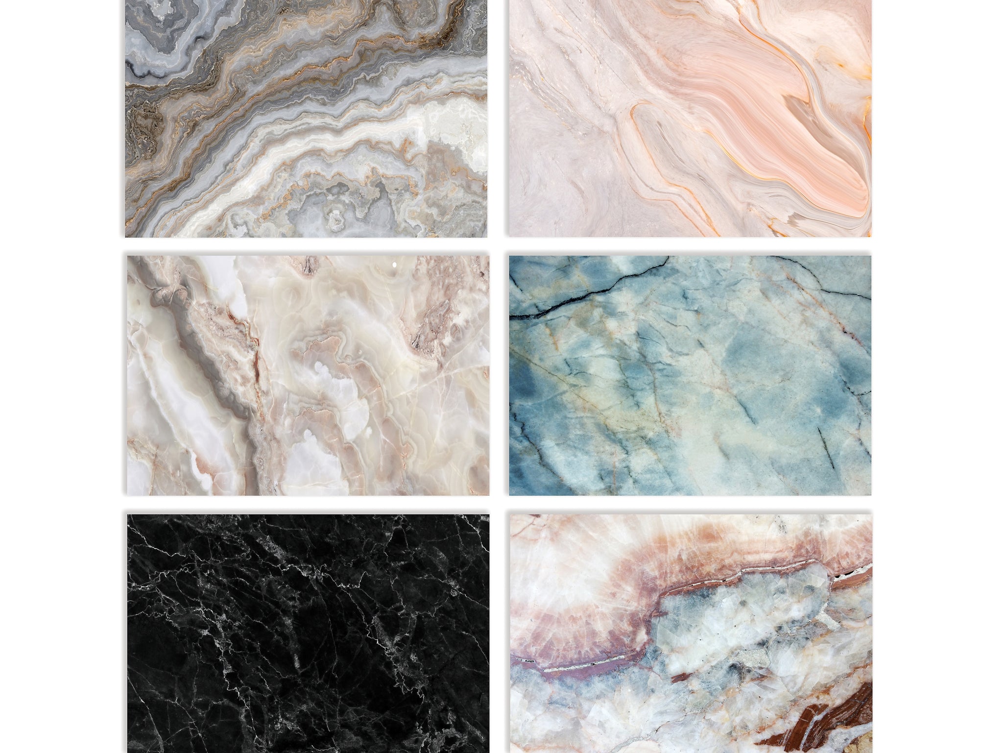 Better Office Natural Stone Cards with Envelopes, 4