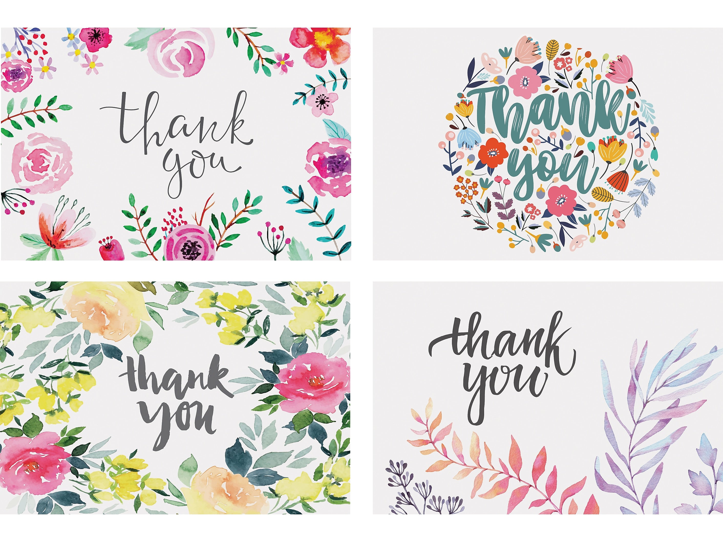 Better Office Thank You Cards with Envelopes, 4