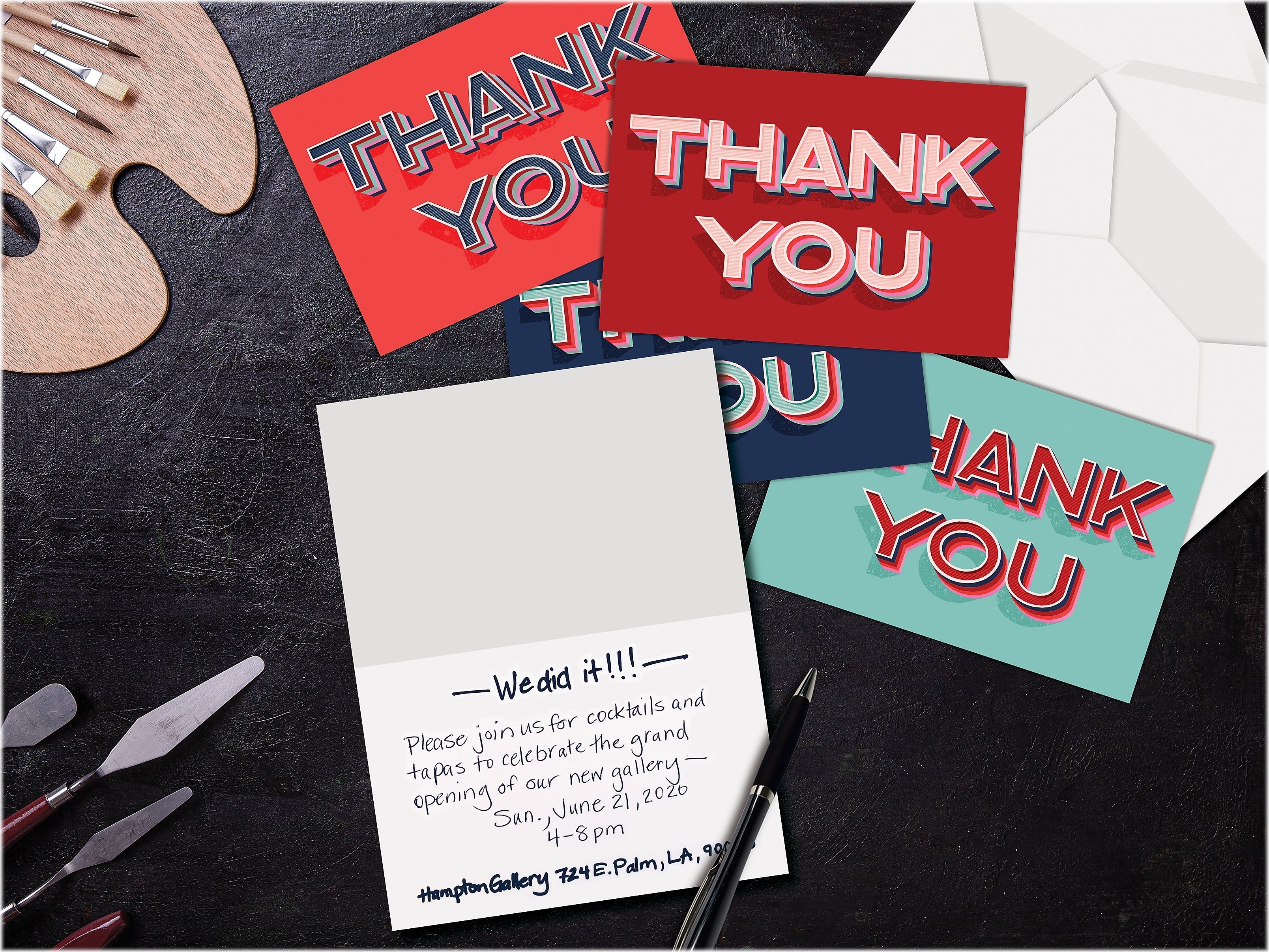 Better Office Thank You Cards with Envelopes, 4