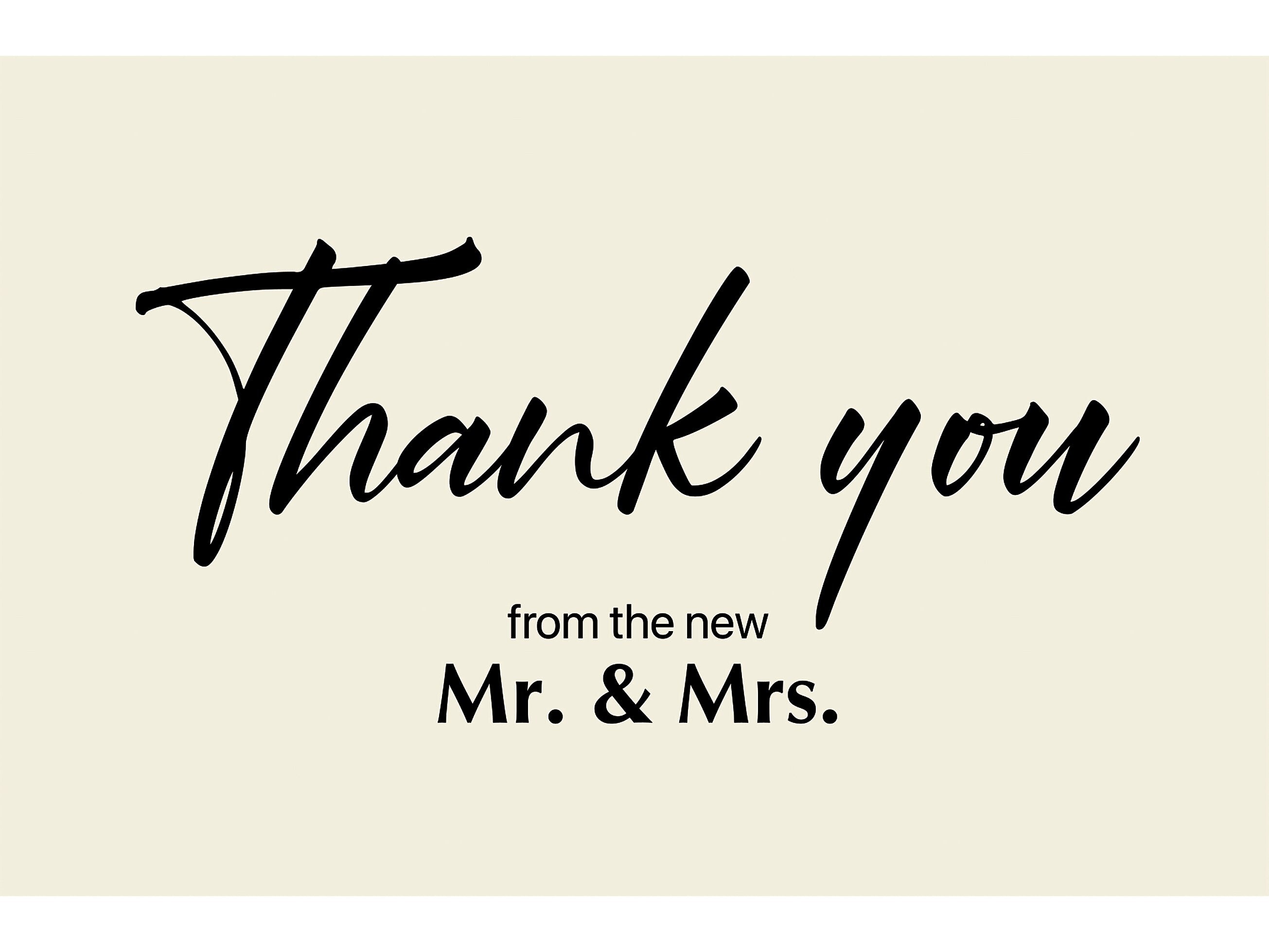 Better Office Wedding Thank You Cards with Envelopes, 4