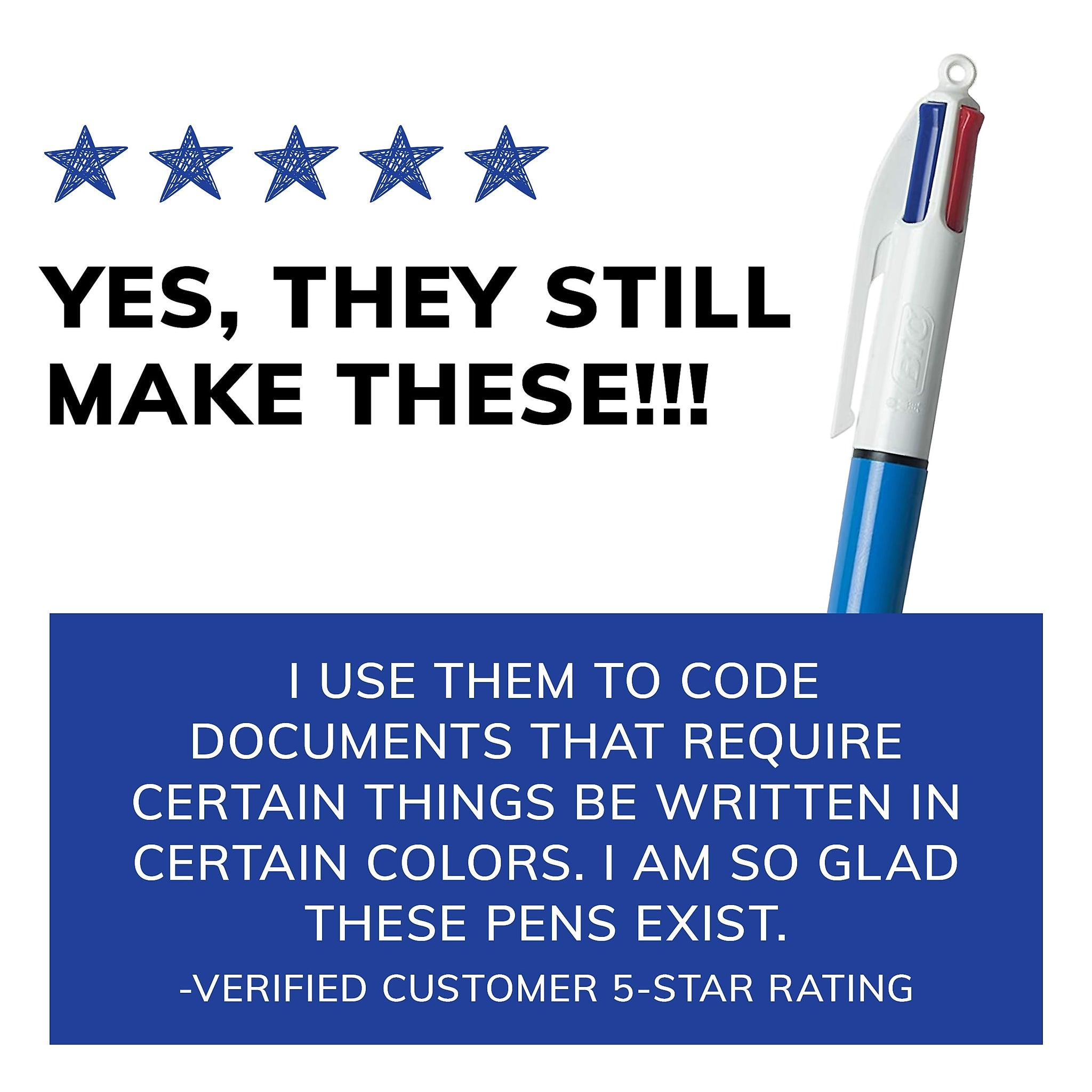 BIC 4-Color Retractable Ballpoint Pens, Medium Point, Assorted Ink, 3/Pack