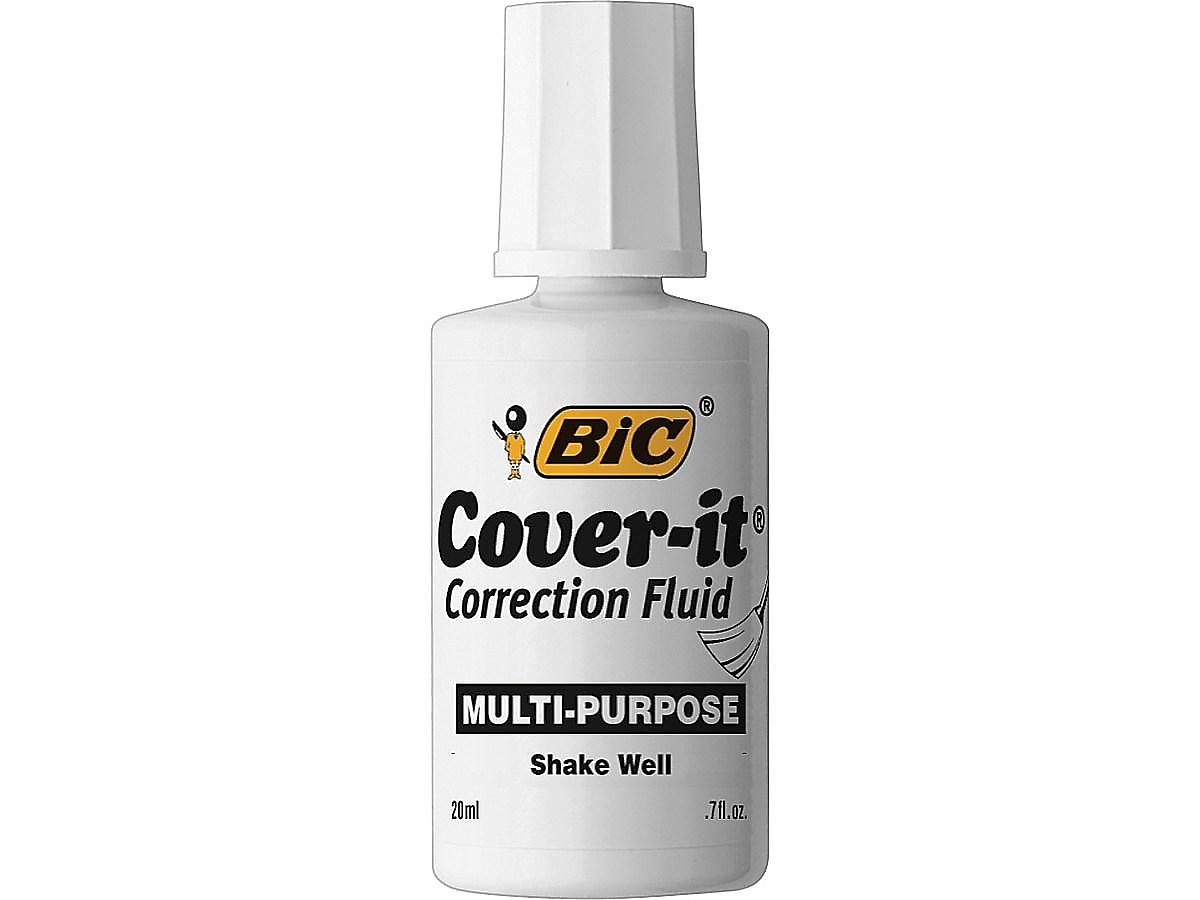 BIC Cover-it Correction Fluid, White